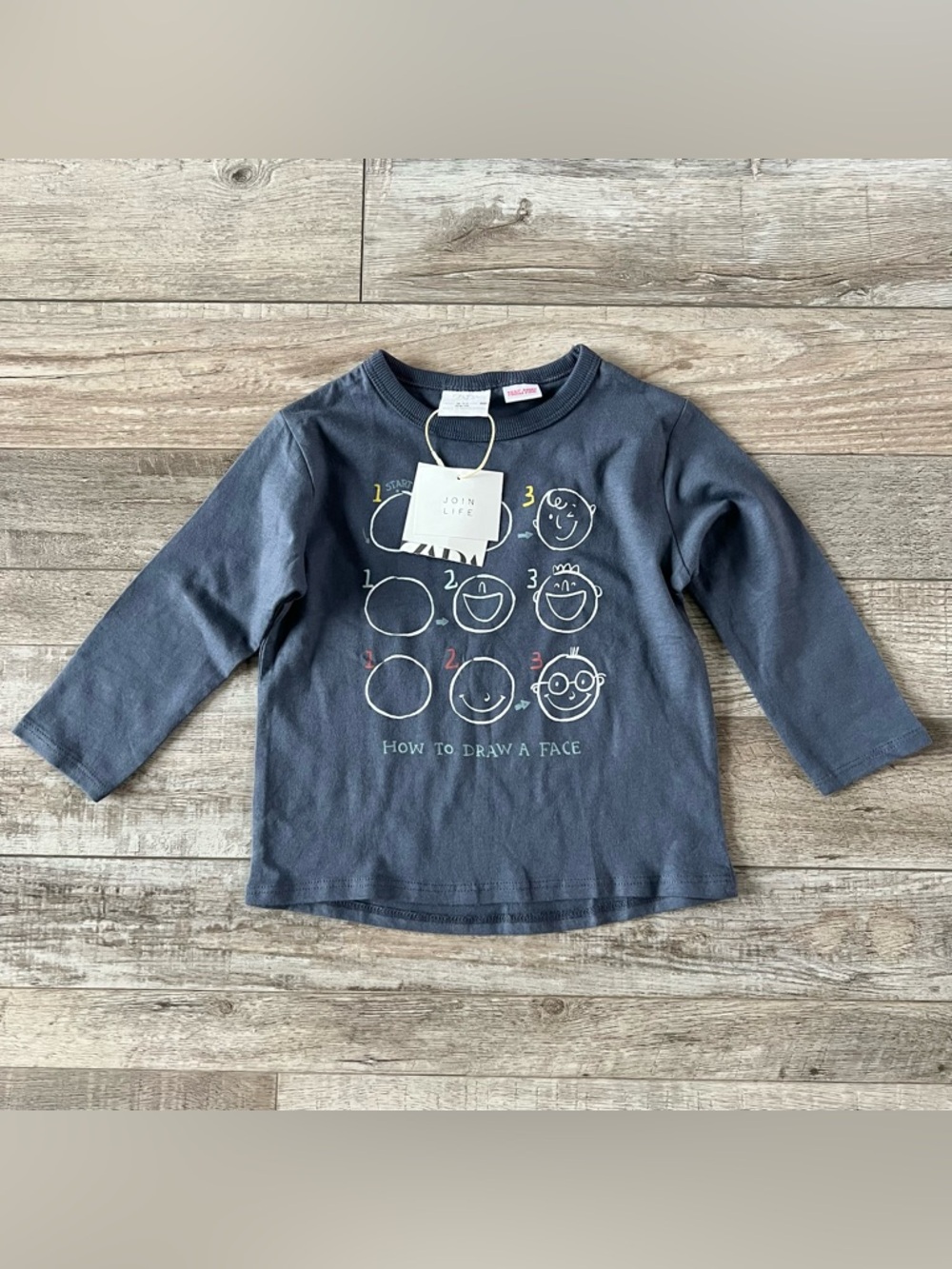 NWT Zara Long Sleeve Top Size 9-12 Months